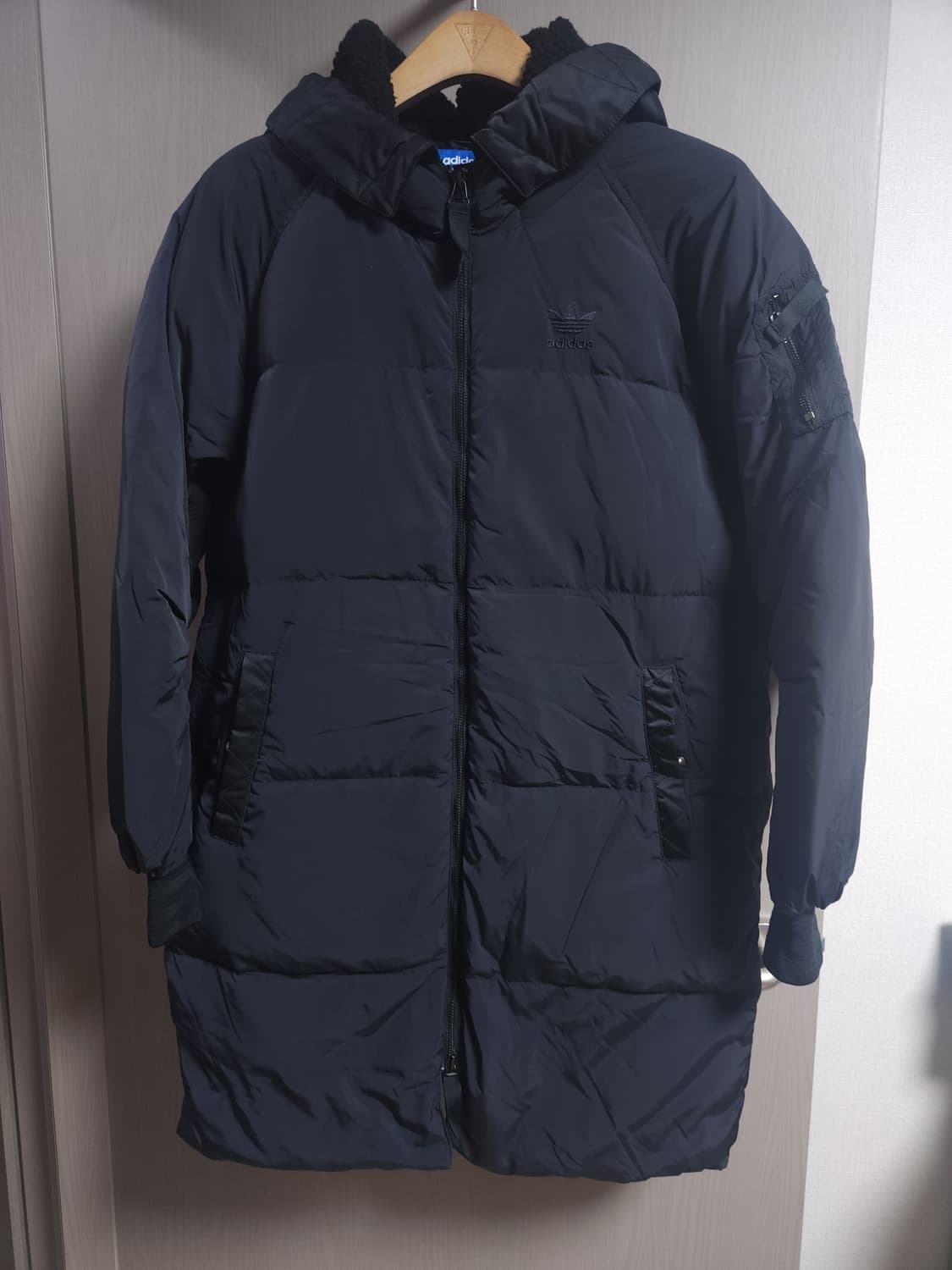 아디다스 파이어버드 롱 봄버패딩, M 상품이미지1