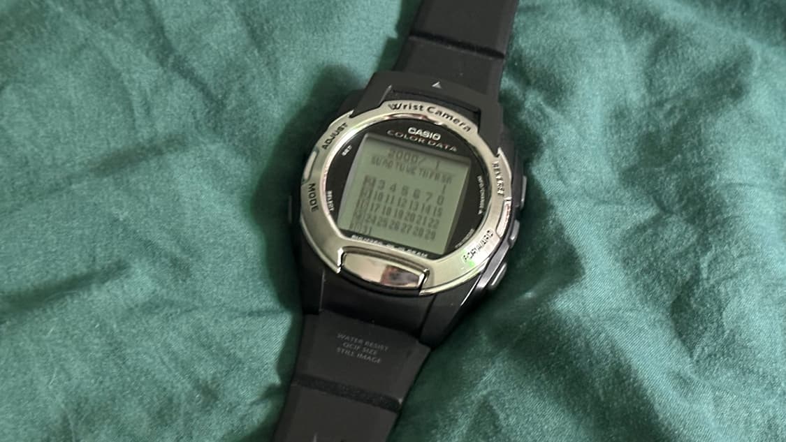 빈티지 카시오 카메라 시계 (casio wqv 3) 상품이미지4