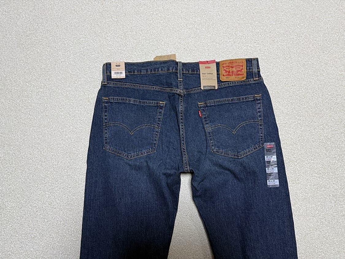 리바이스 502 청바지 남성용 36인치 새제품 상품이미지4