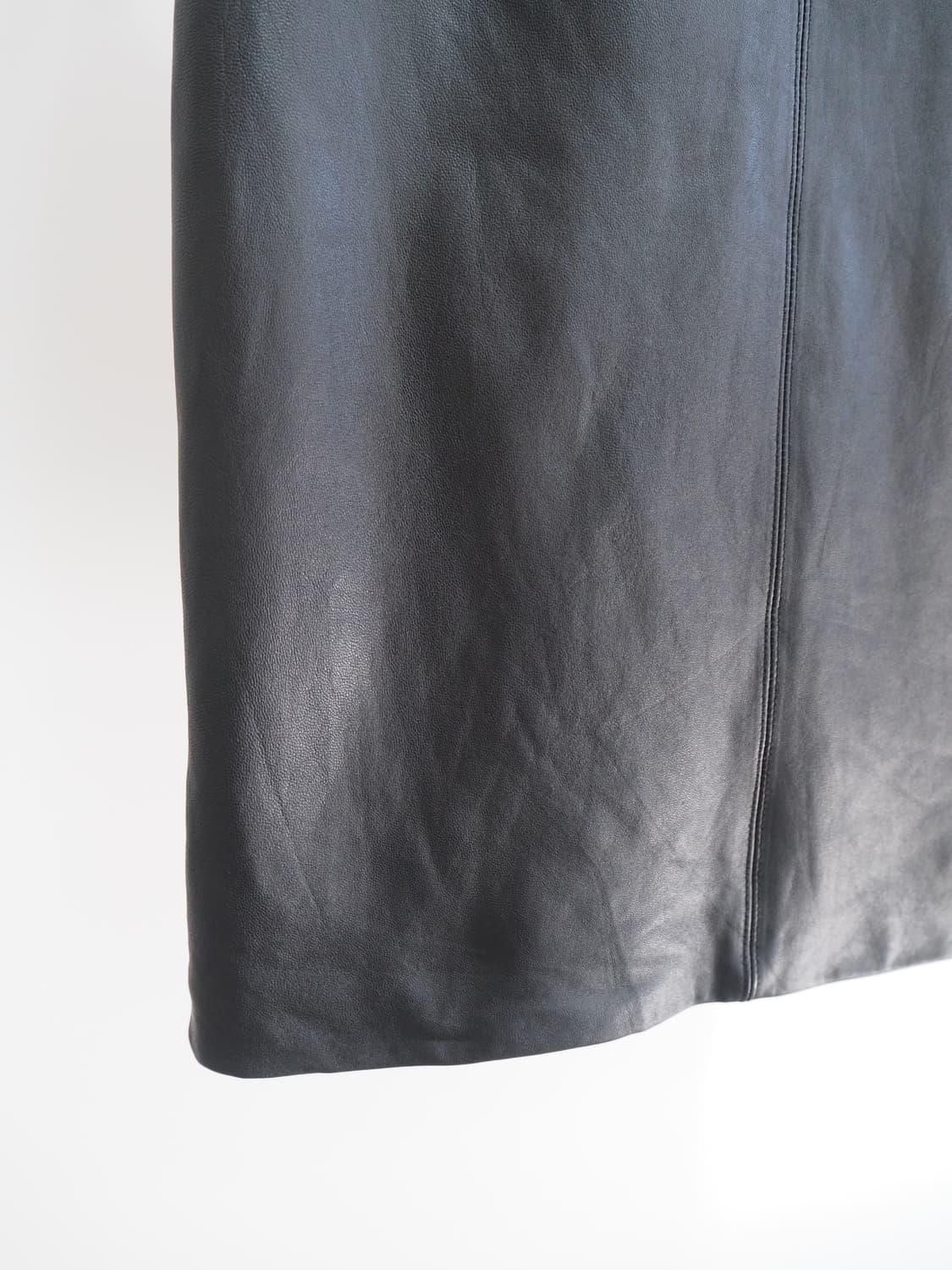 vintage sheepskin leather skirt  상품이미지3