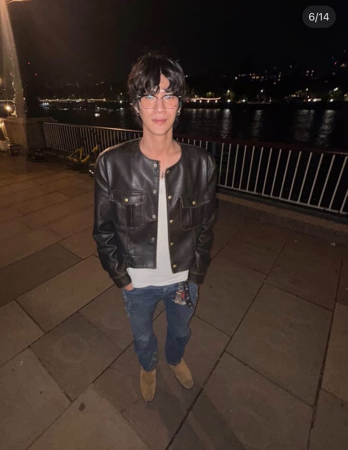 노이스 24fw 퓨어 카라 레더자켓 상품이미지4