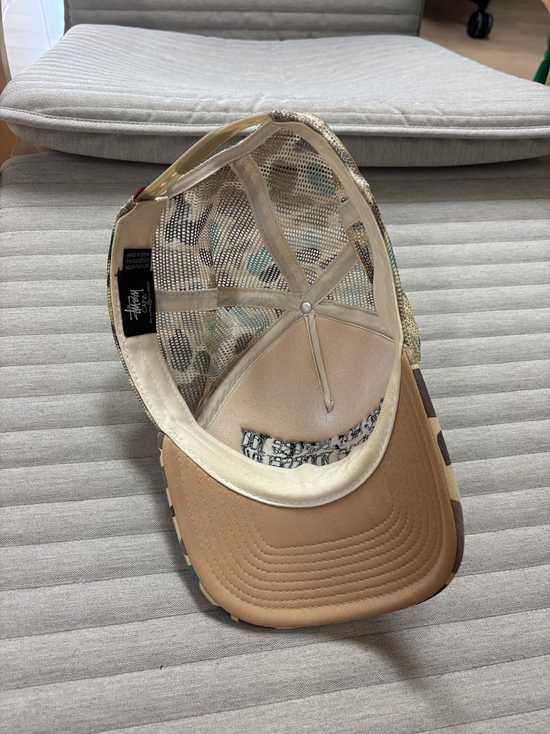 올드 스투시 트러커 카모 캡 상품이미지2