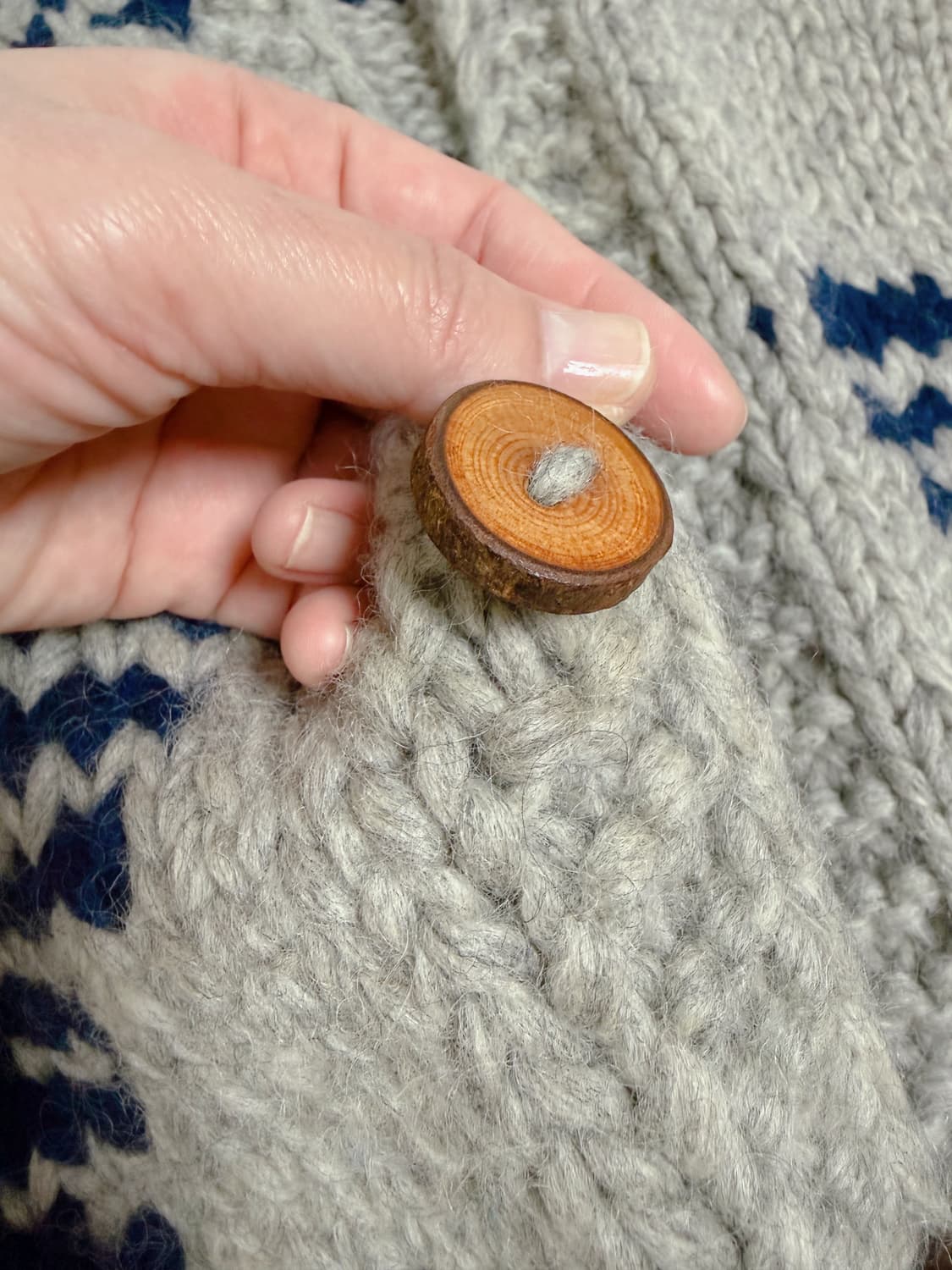 헤비울 코위찬 후디 니트 가디건 빈티지 상품이미지7