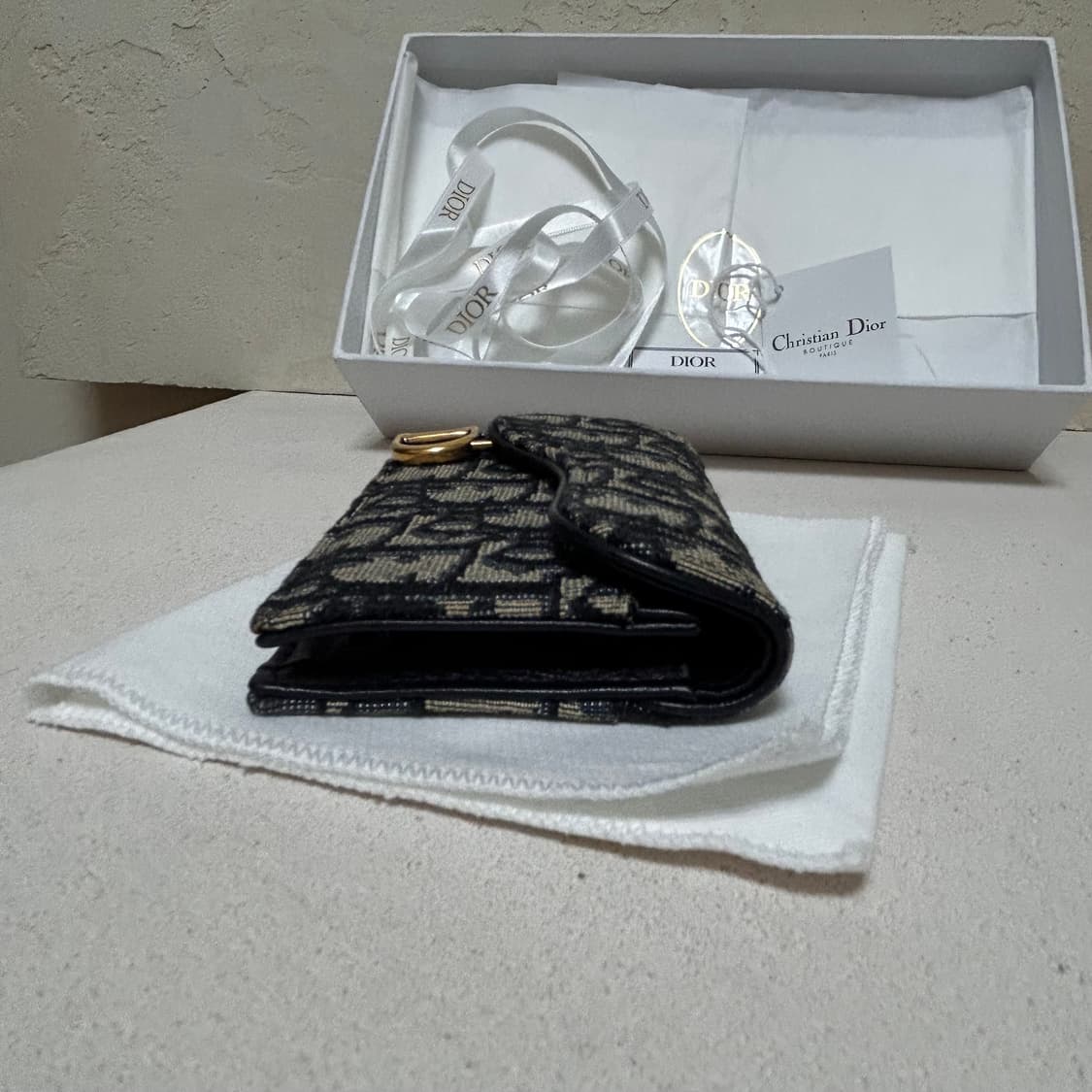 디올 오블리크 카드지갑 (풀박스) 상품이미지4