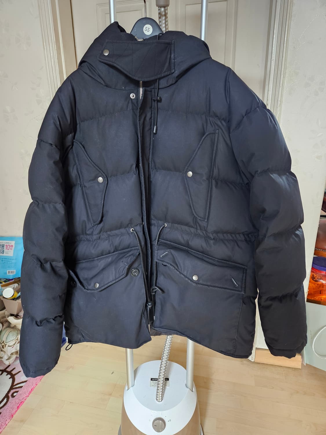 유니폼브릿지 21fw shelter down parka black 상품이미지8