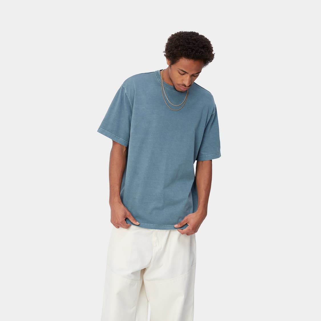 칼하트 WIP TAOS T SHIRT VANCOUVER BLUE GARM 상품이미지3