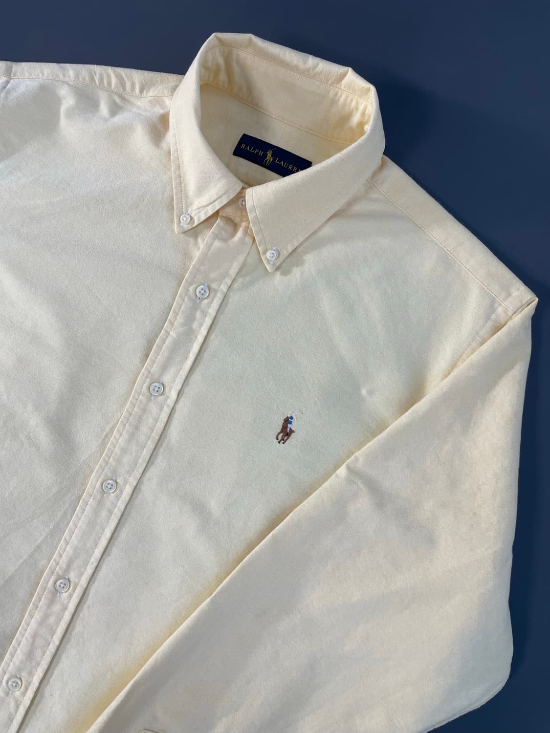[L] 폴로 랄프로렌 솔리드 옥스포드 셔츠 상품이미지2