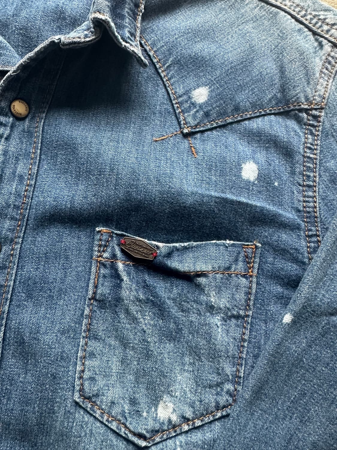 빈티지 데님셔츠 상품이미지2