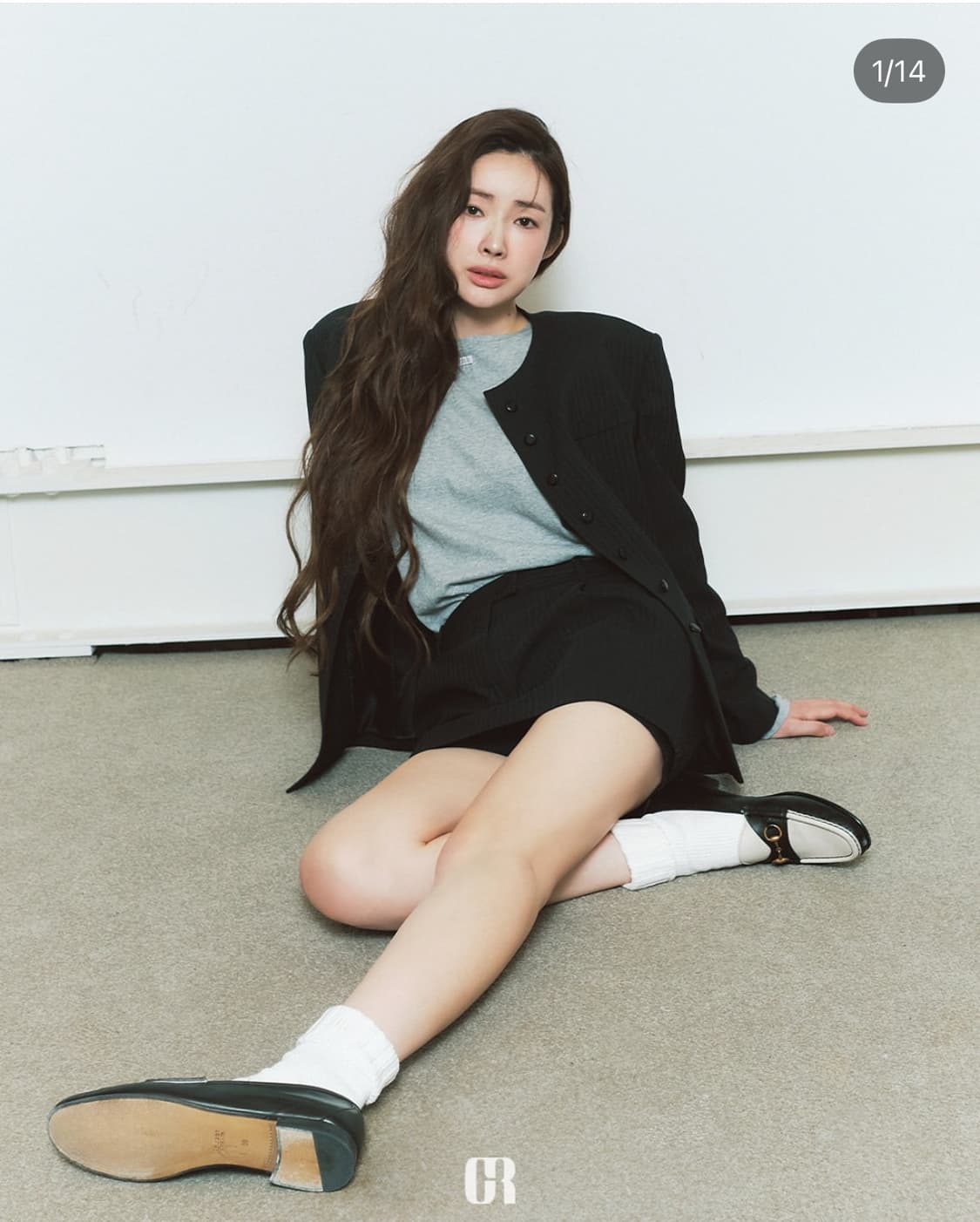 (새제품)차정원 그로브 로앤 자켓(블랙) 상품이미지2