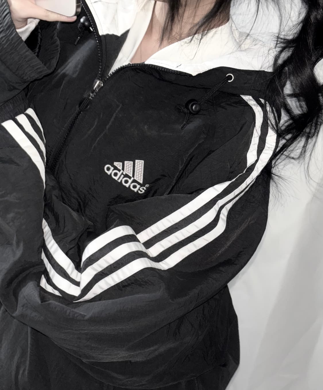 🐰아디다스 대대장 아방 누빔 후드 점퍼🖤 상품이미지2