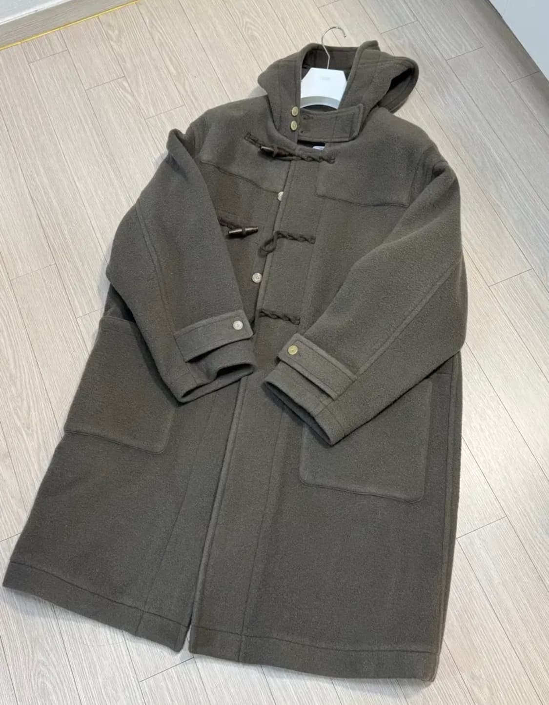 (5) 브라운야드 24fw 더플 코트 (올리브그레이) 상품이미지2