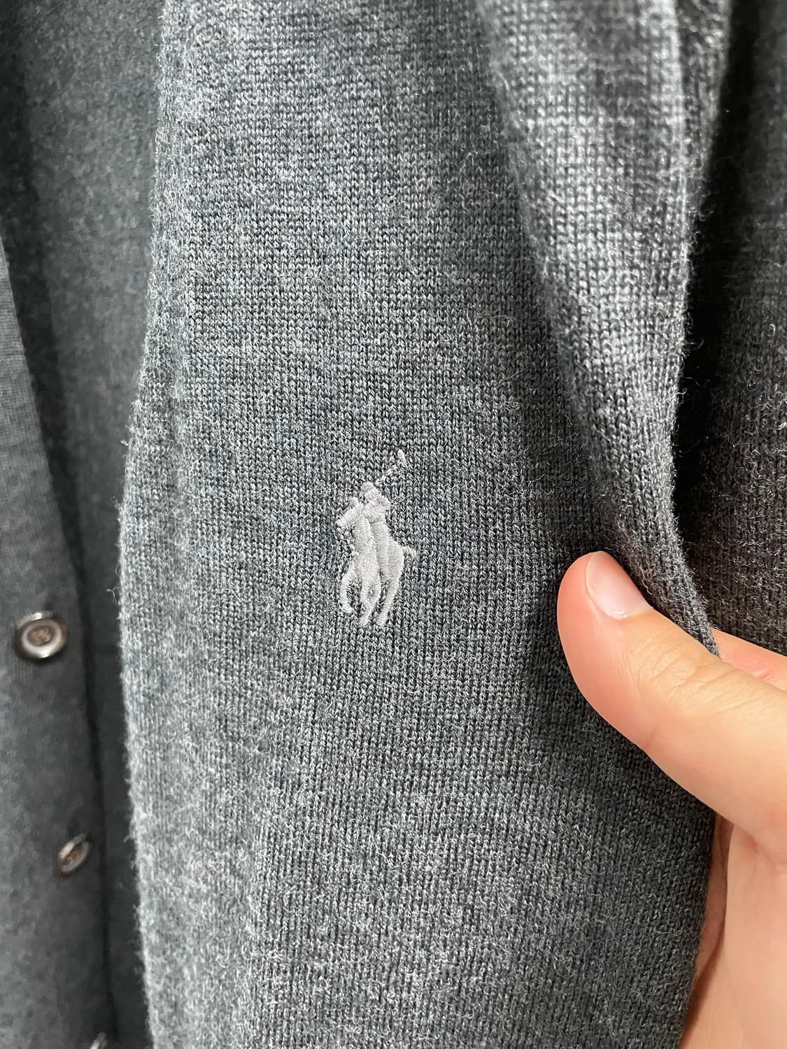 폴로 랄프로렌 메리노 울 가디건 L(QR정품) 상품이미지4