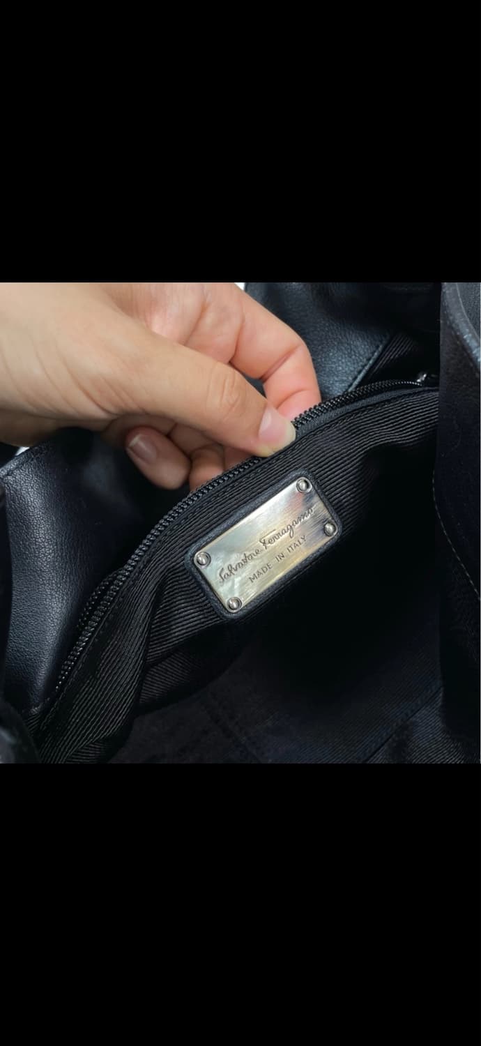 페레가모 바라 리본 레드 토트백 상품이미지6