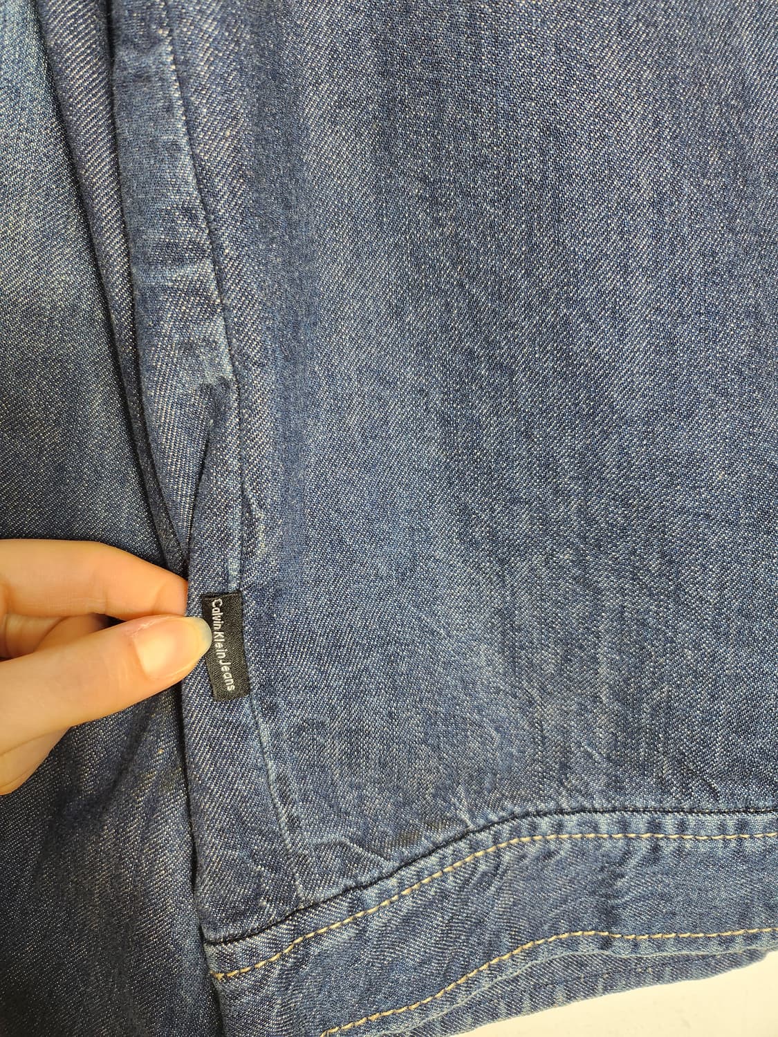 캘빈클라인 투웨이 데님 자켓 상품이미지5