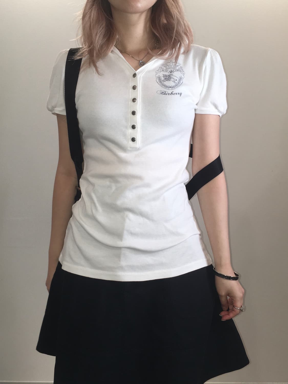 Burberry ivory puff hood t shirt 상품이미지1