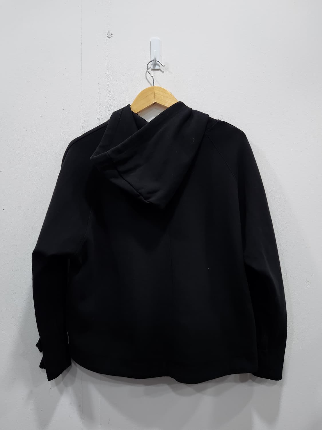 레니본 검정샏 후드티 여성 S사이즈 상품이미지3