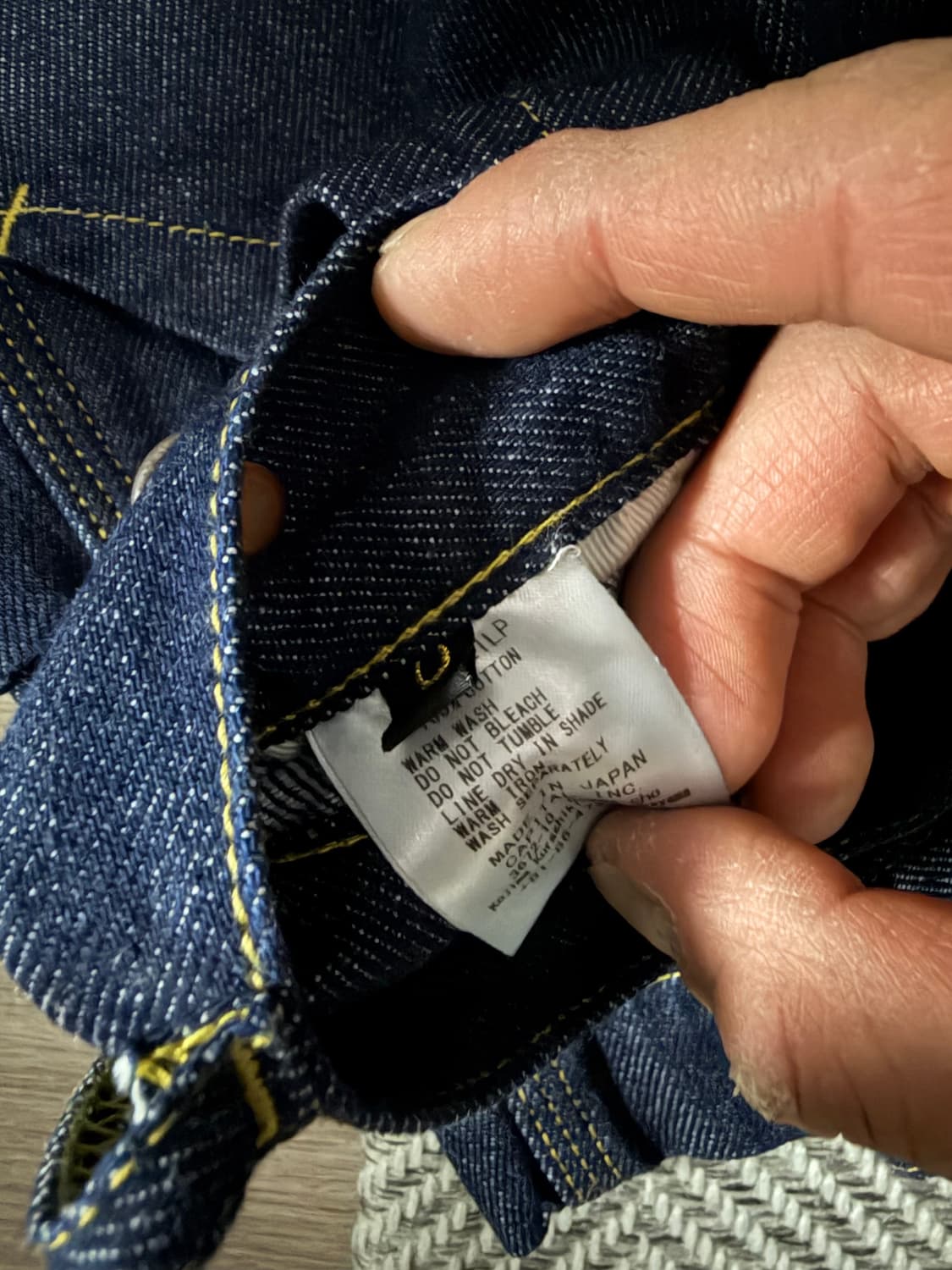 캐피탈 럼버팬츠 인디고 새상품 판매합니다. 상품이미지4