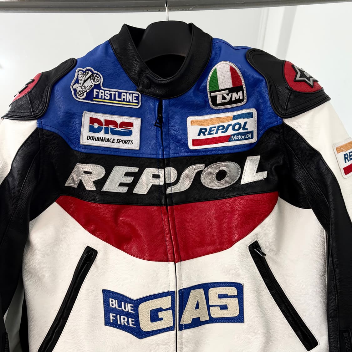 Duhan Repsol 레더 레이싱 자켓 상품이미지6