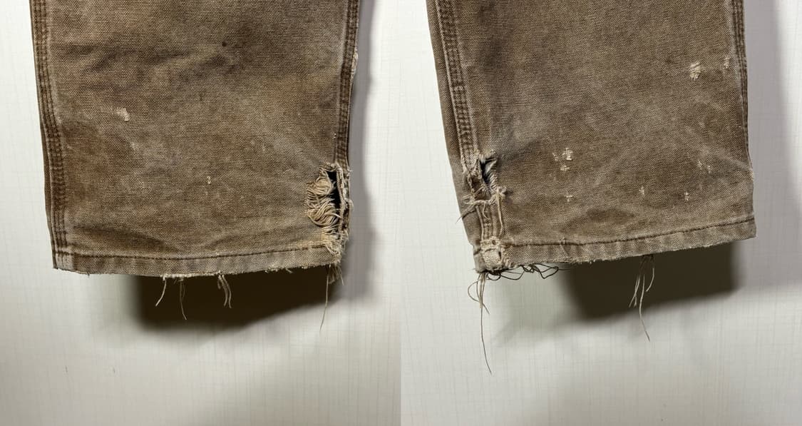 29)90s 칼하트 빈티지 더블니 워크팬츠 브라운 상품이미지8