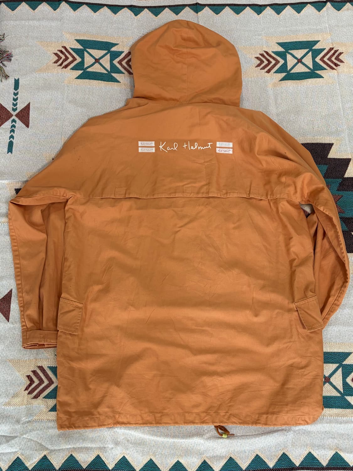 90s Karl helmut orange string rain coat  상품이미지2