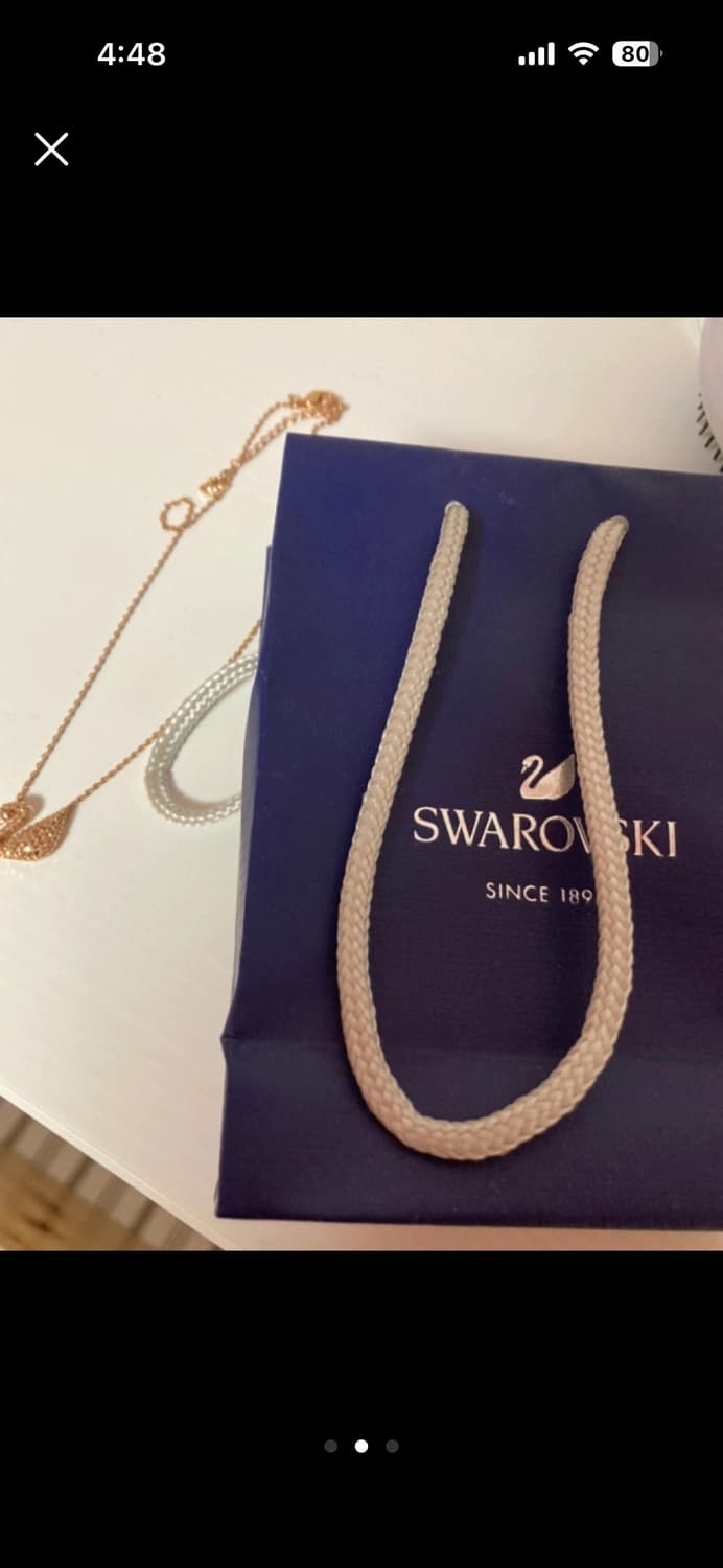 스와로브스키 정품 목걸이 상품이미지2