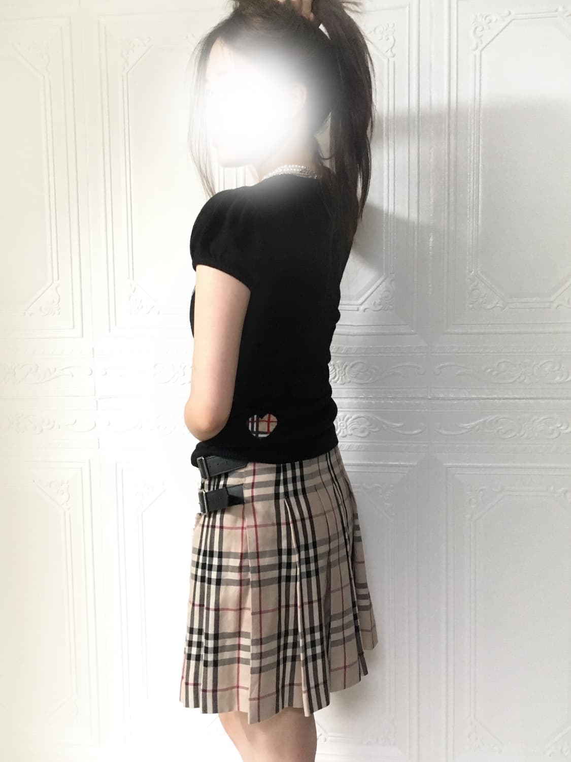 버버리 블루라벨 버클 스커트 상품이미지5