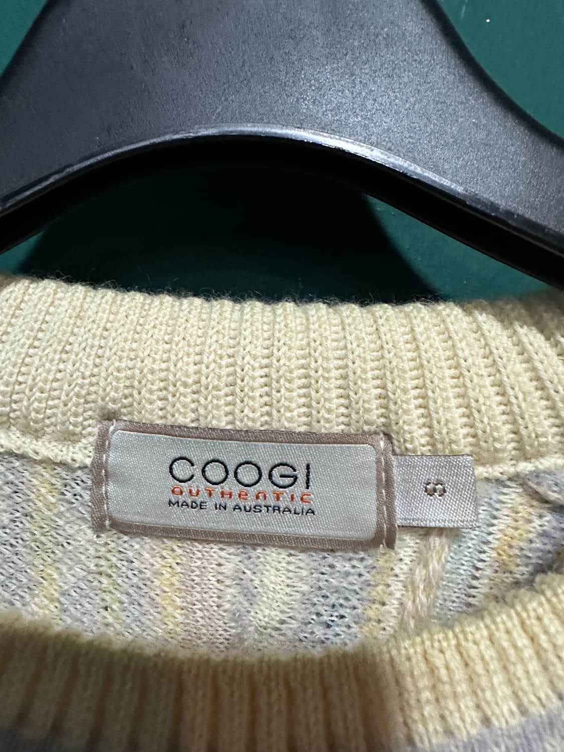 쿠지 케이블니트 아이보리S 상품이미지5