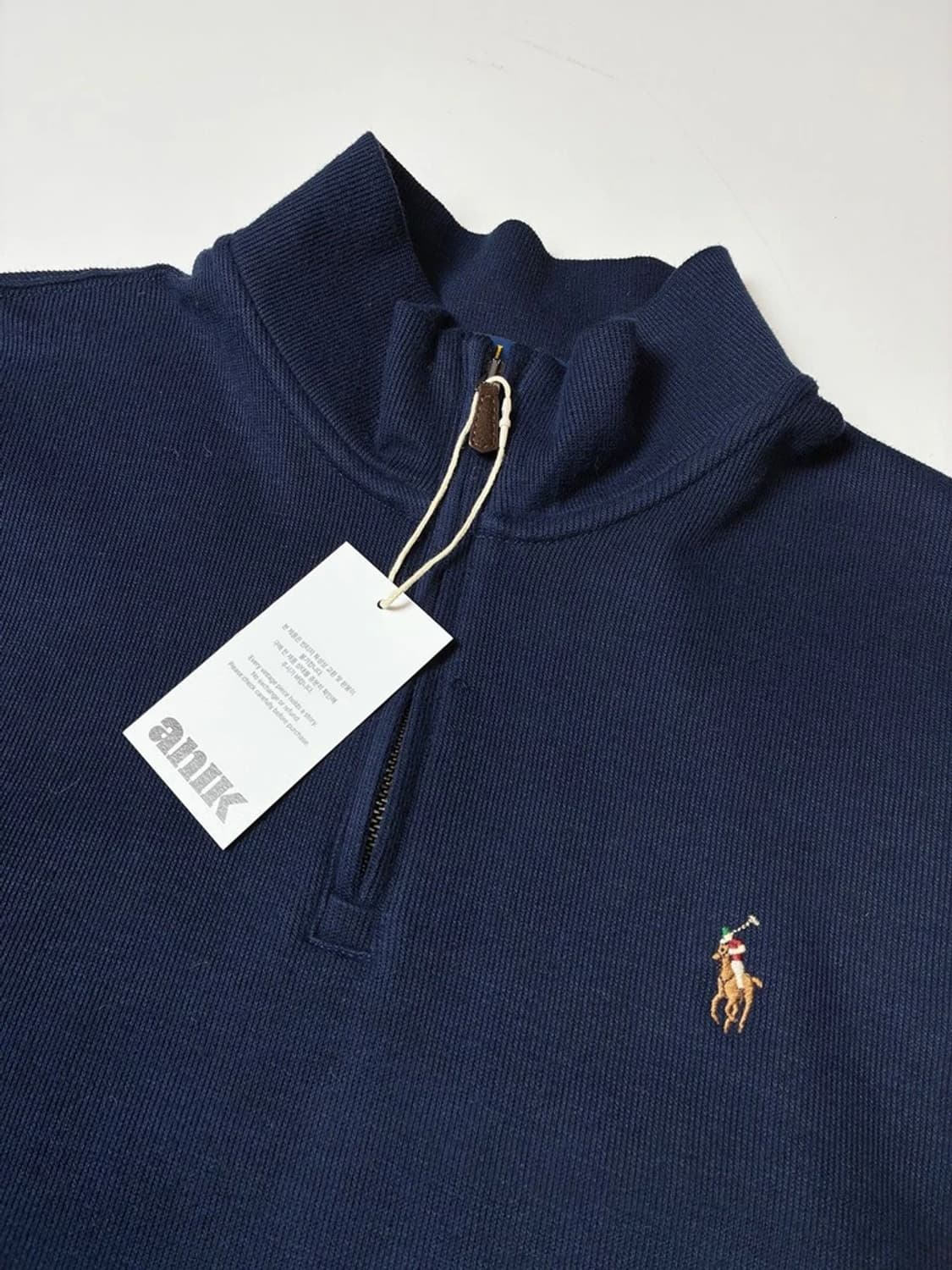 폴로 랄프로렌 큐알 신형 하프 집 니트 PN8313 상품이미지3