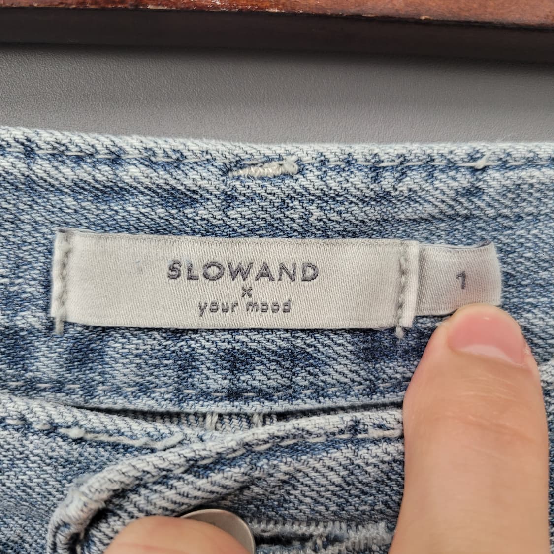 Slowand 슬로우앤드 와이드 데님 팬츠  상품이미지5