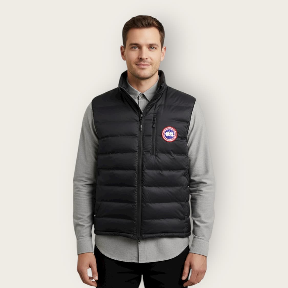 S/ 캐나다구스 롯지 나일론 다운 패딩조끼 상품이미지1