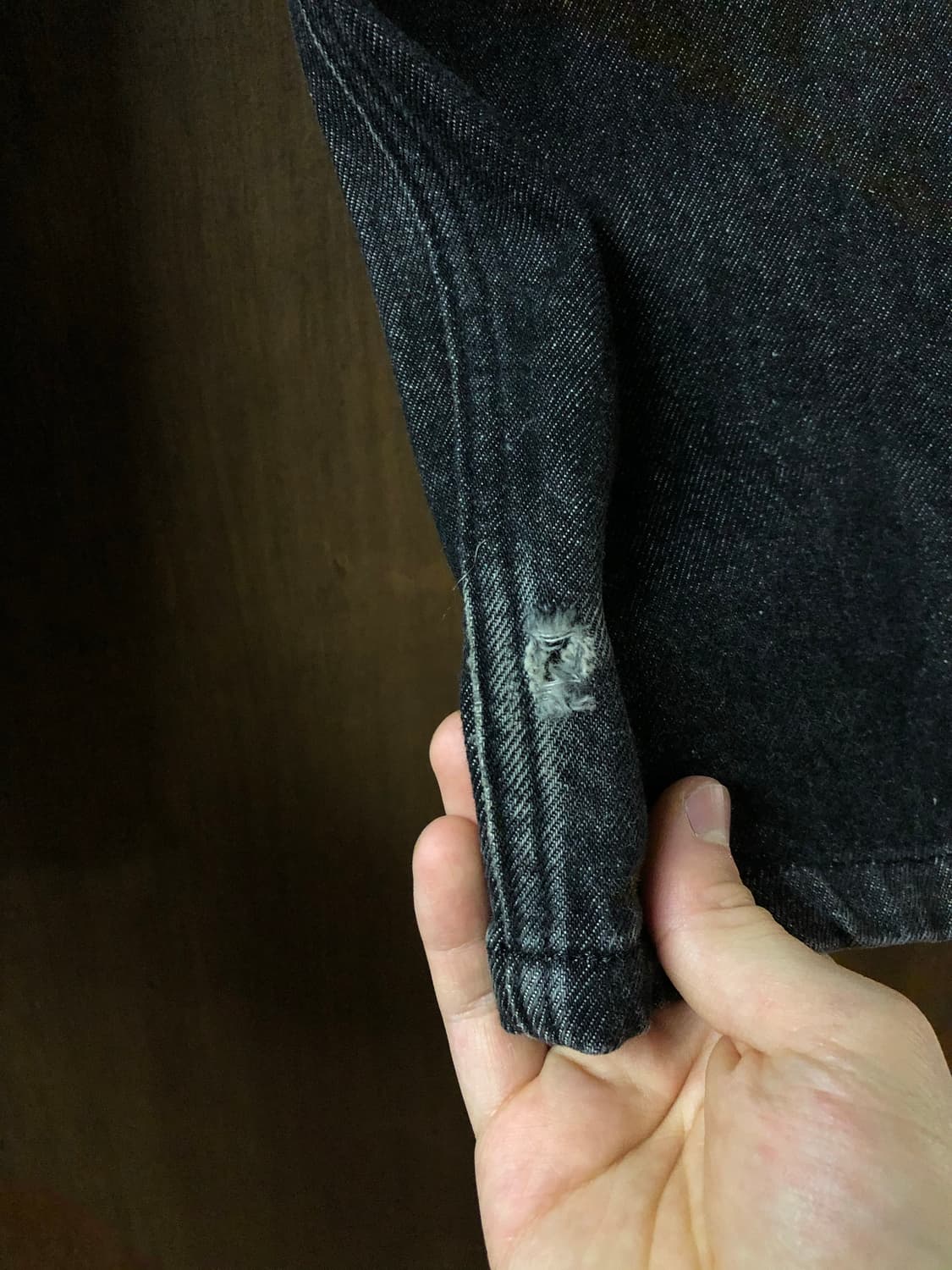 Comme des garcons homme 블랙 워싱 데님 S 상품이미지7