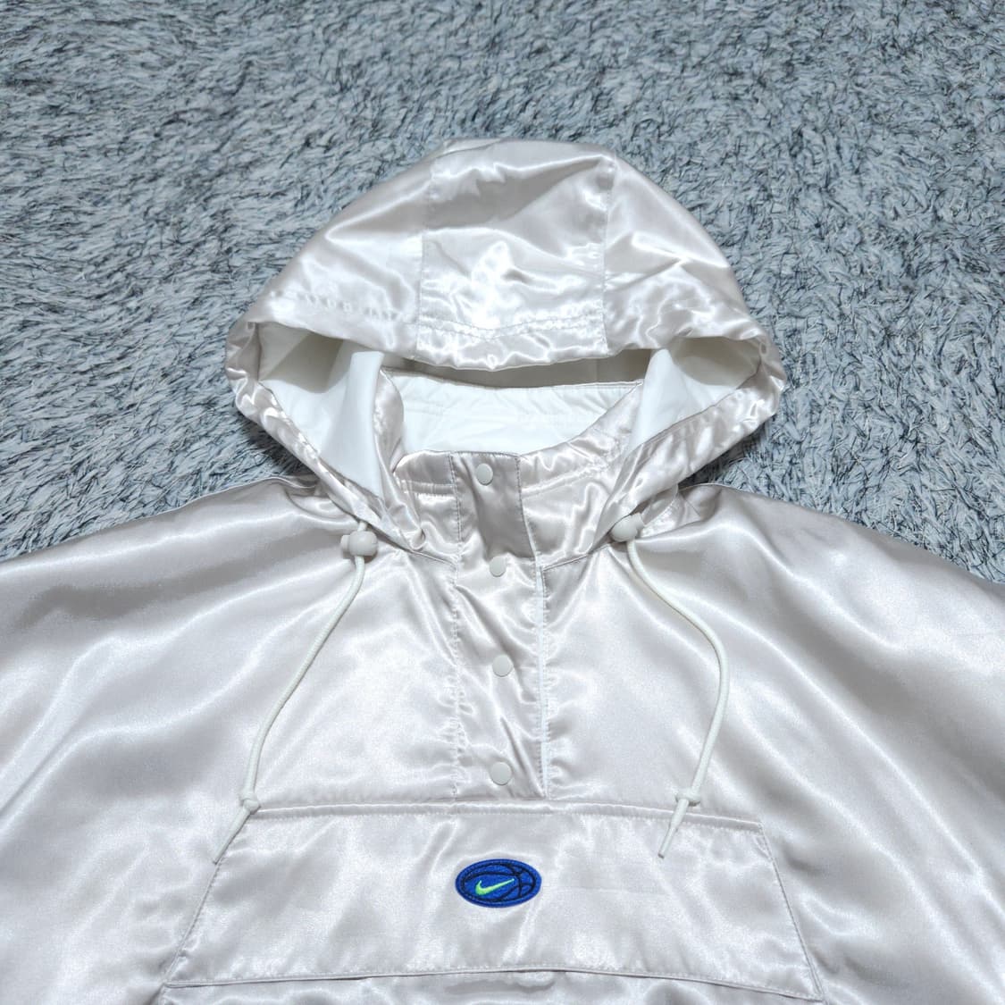 나이키) S 여자 크롭 오버핏 아노락 우븐자켓 / 왕눈이샵 상품이미지3