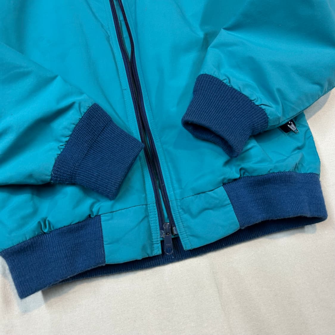 여S) 엘엘빈 L.L.Bean 빈티지 블루종 웜업 자켓 USA 상품이미지4