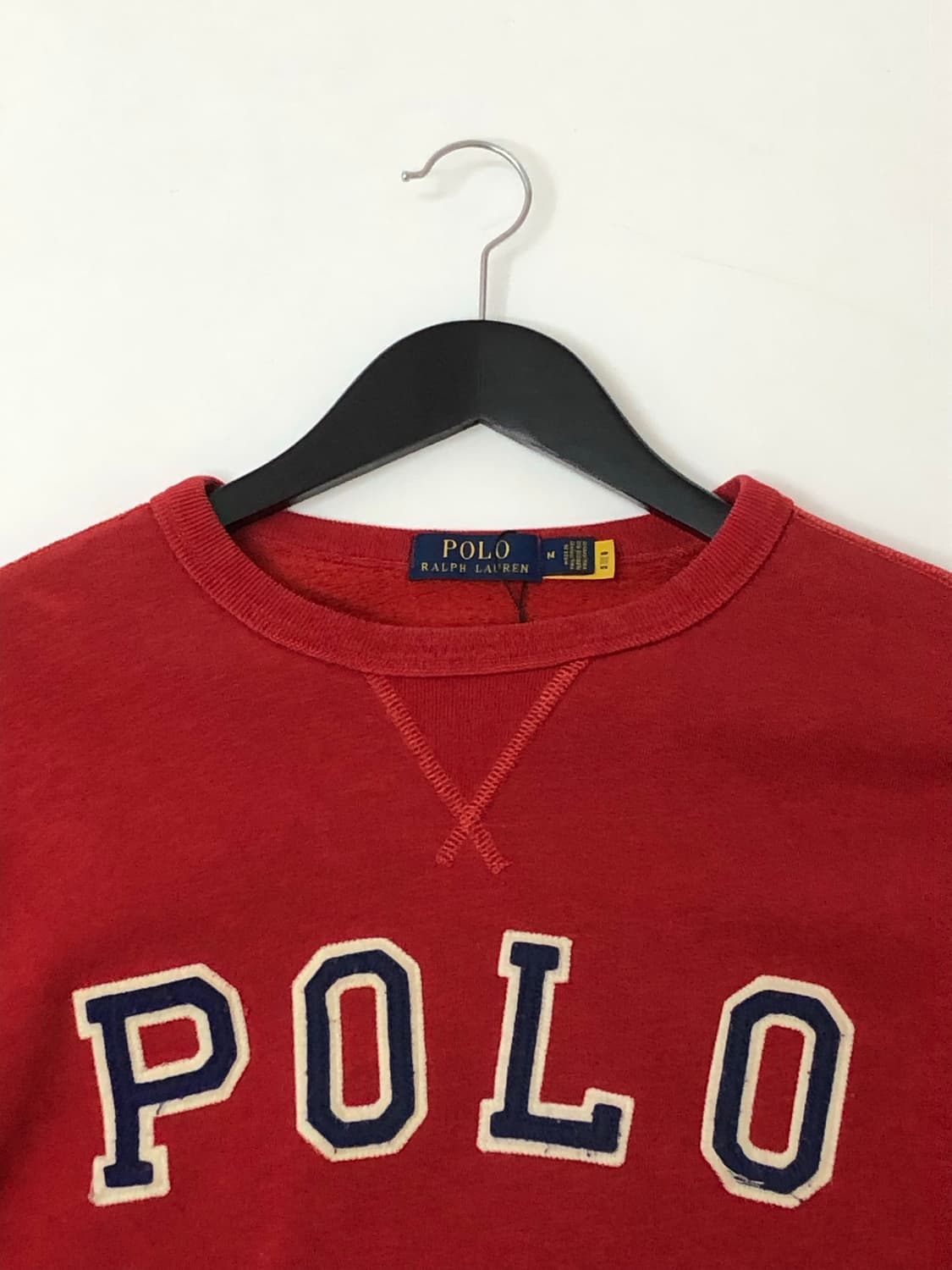 Polo 폴로 랄프로렌 자수 패치 로고 맨투맨 상품이미지3