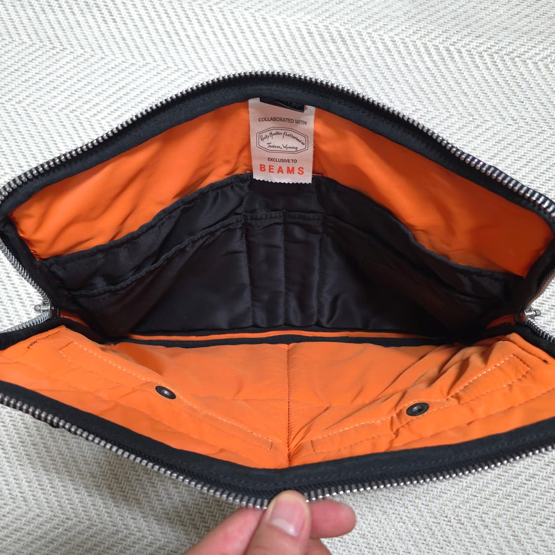 요시다포터 탱커 빔즈 록키마운틴 클러치 도큐먼트 콜라보 (27 상품이미지6