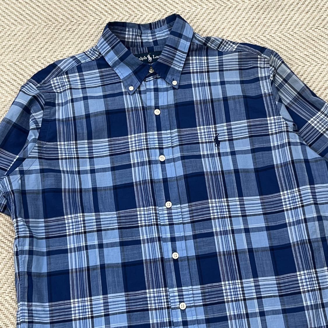 폴로 랄프로렌 체크 반팔셔츠 r3386 상품이미지3