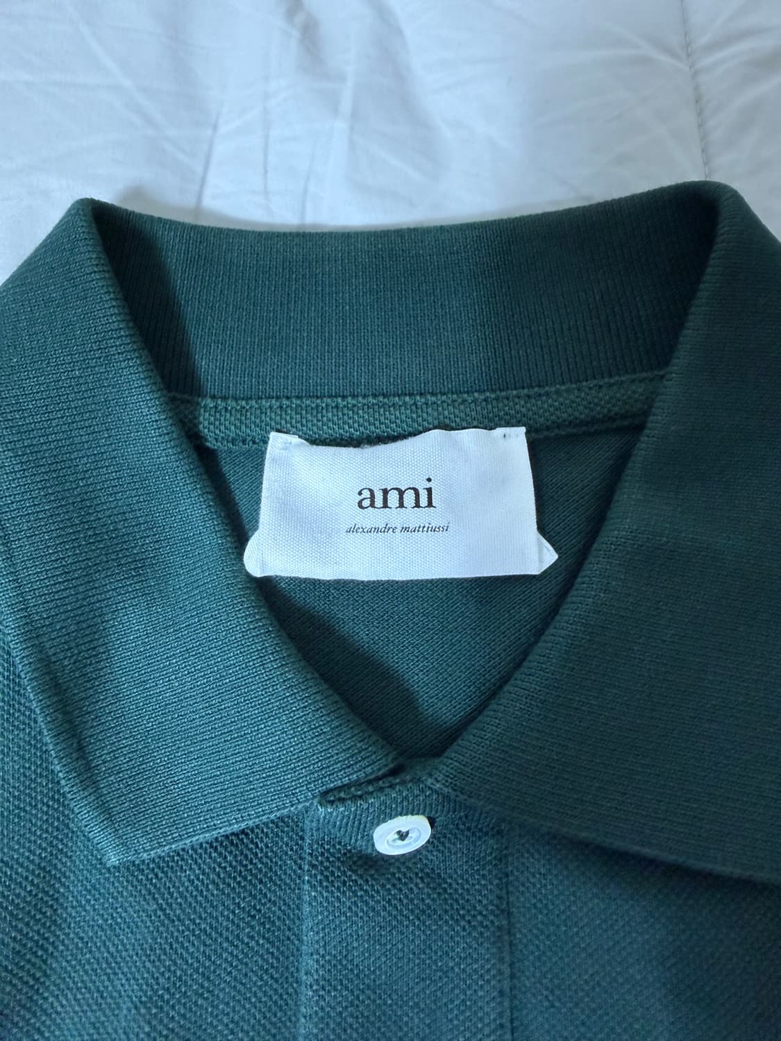 (XL) AMI POLO 반팔 그린 상품이미지4