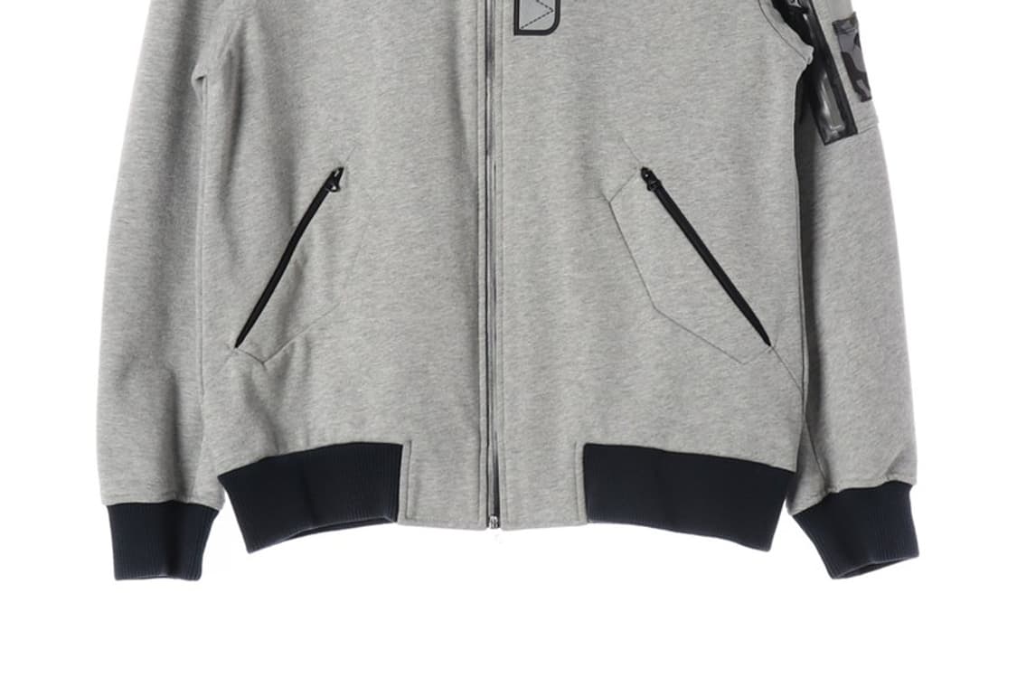 뉴발란스 그레이 배색 집업 자켓 L 상품이미지5