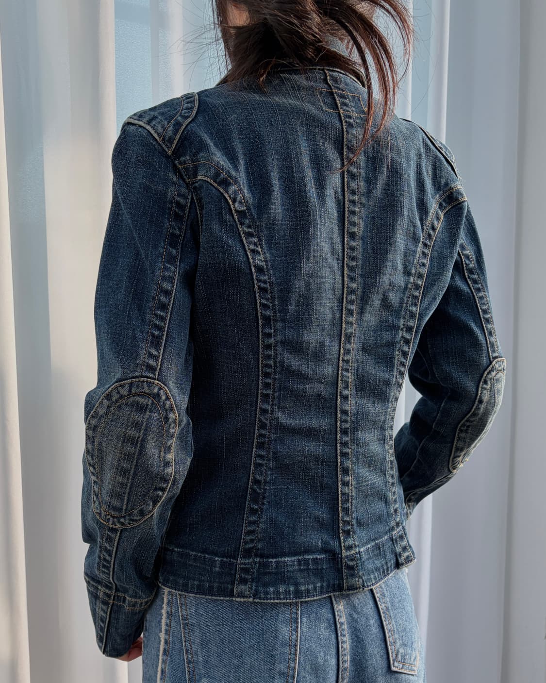 [XS]폴로 랄프로렌 진스 엘보패치 데님 자켓 상품이미지3