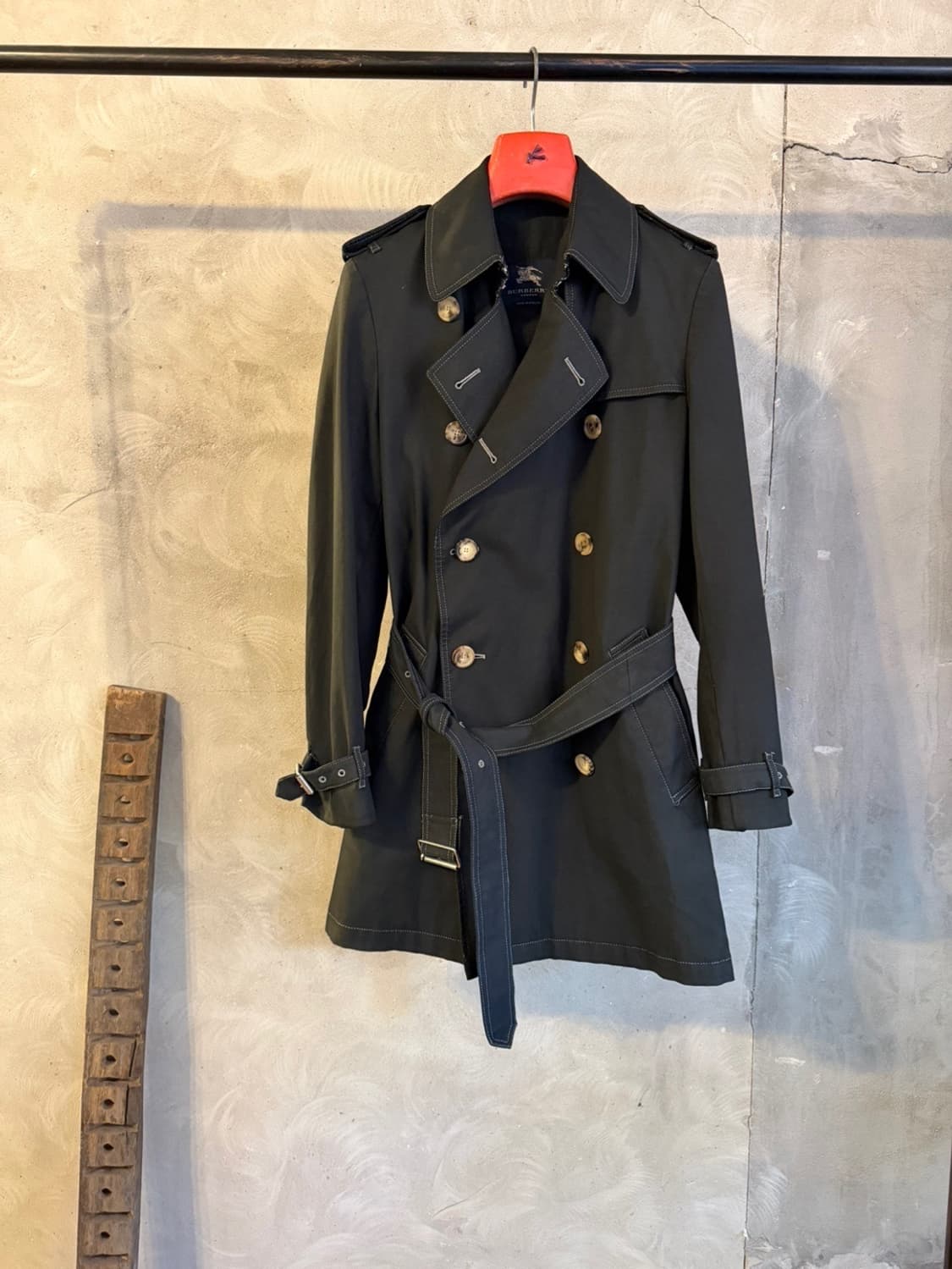 버버리 더블브레스티드 코트 야성55-66 상품이미지1