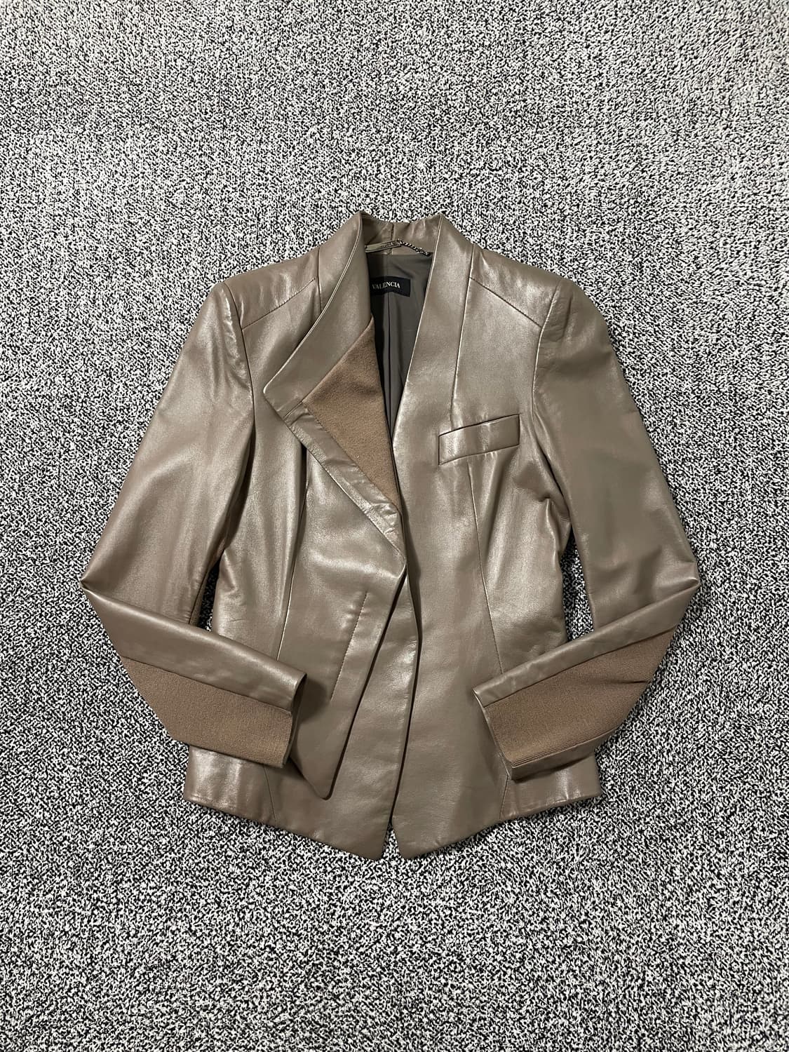 빈티지9. 발렌시아 Valencia 양가죽 블레이저 가죽자켓 레더 라이더 상품이미지1