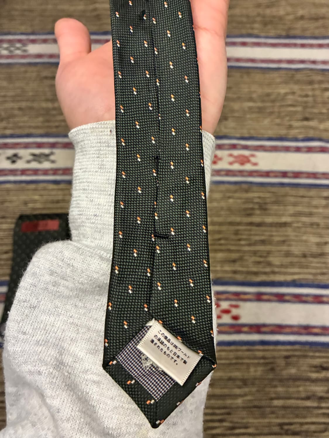 Takeo kikuchi 타케오 키쿠치 클래식 도트 실크 넥타이 타이 상품이미지6