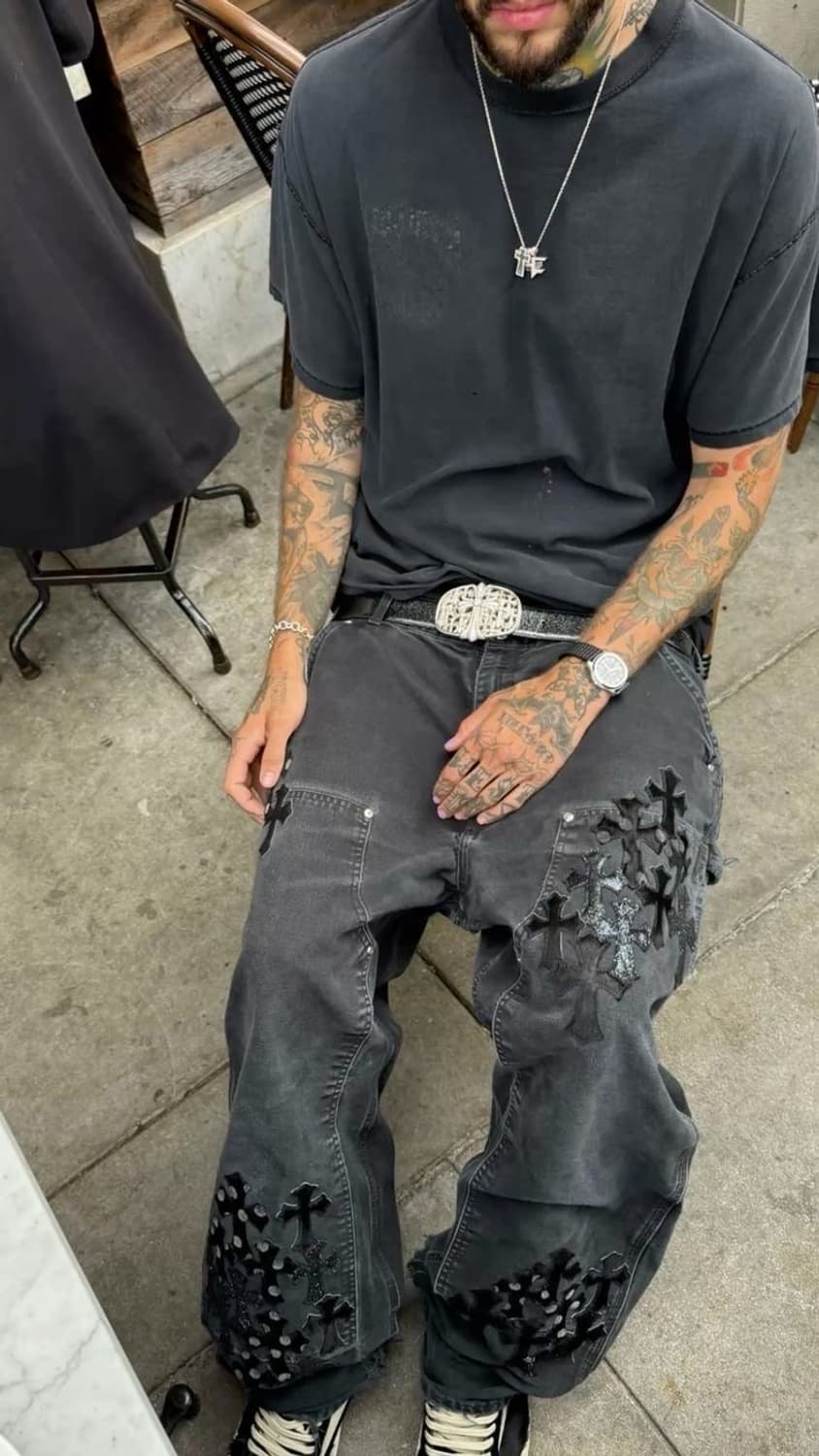 OG 칼하트 B136 더블니 블랙 칼하트 썩블니 워크팬츠 상품이미지3