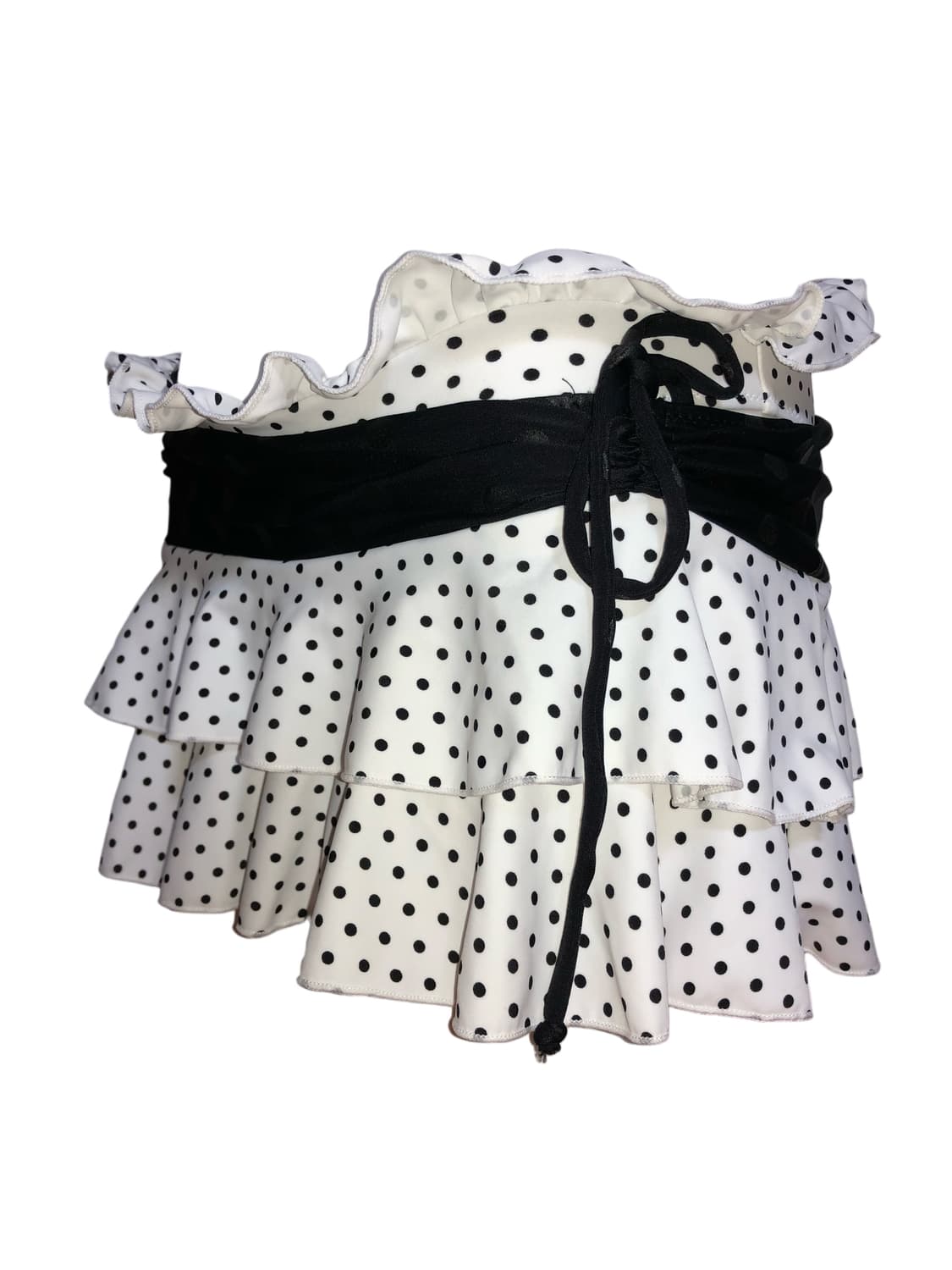 white dot frill bikini set 상품이미지5