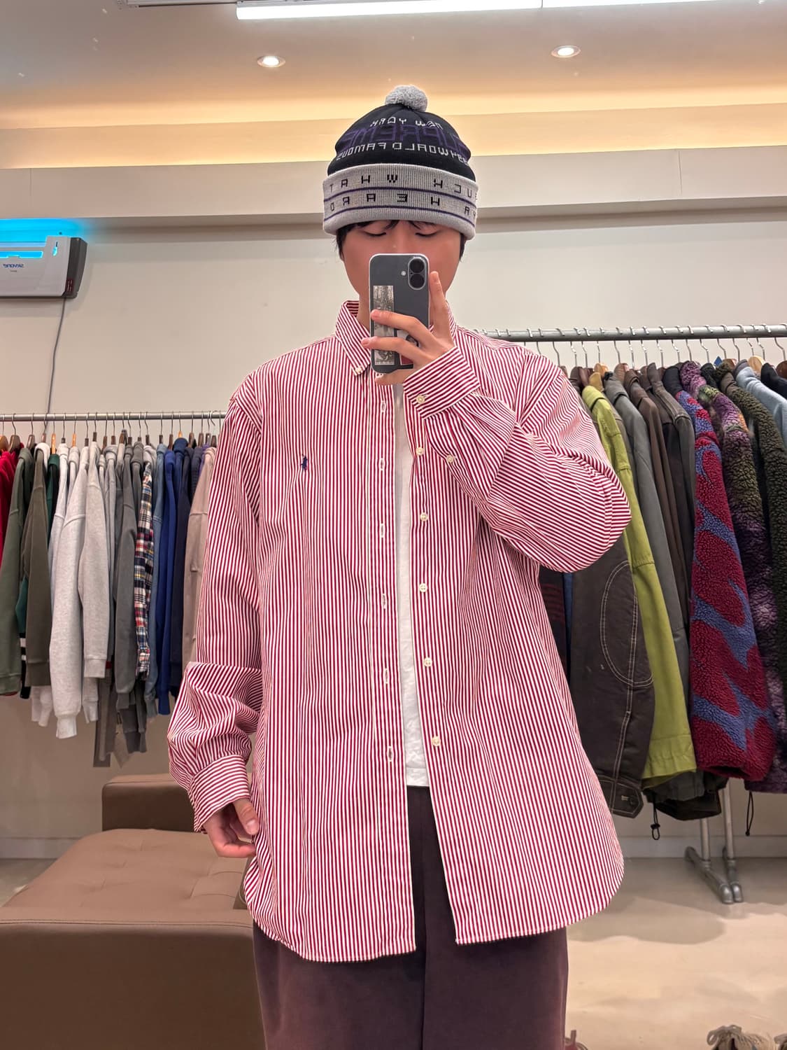 폴로 랄프로렌 클래식 핏 스트라이프 셔츠 상품이미지6