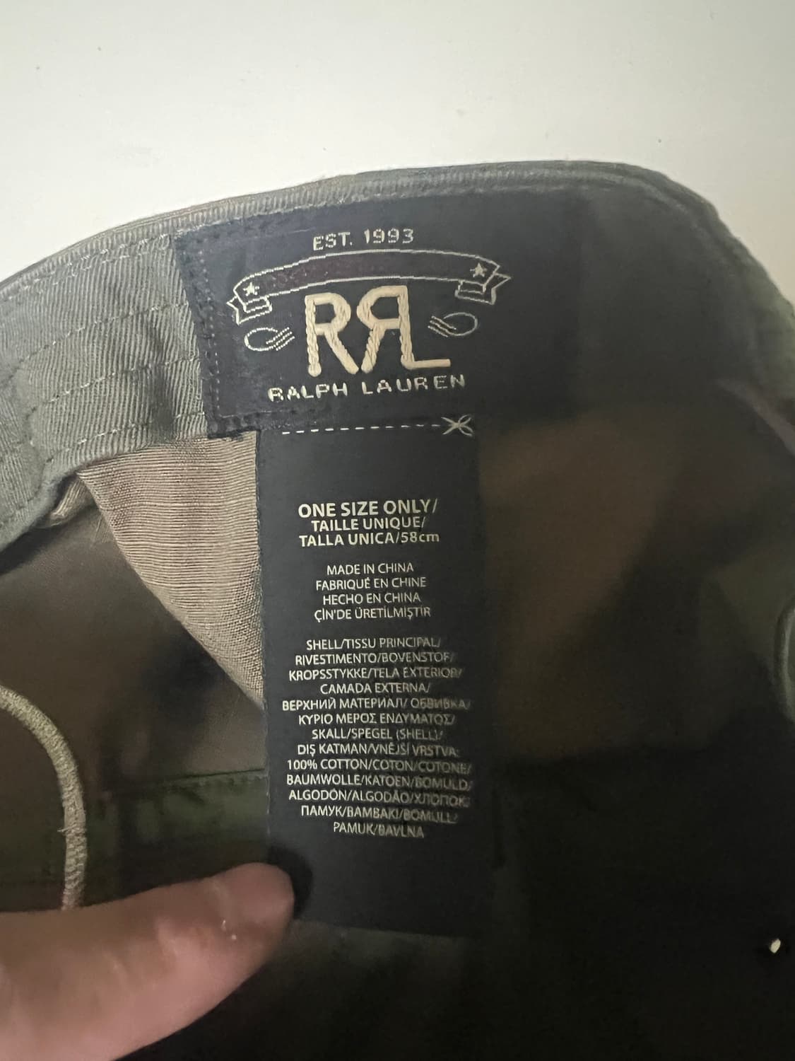 RRL 카모 윙로고 모자 상품이미지3