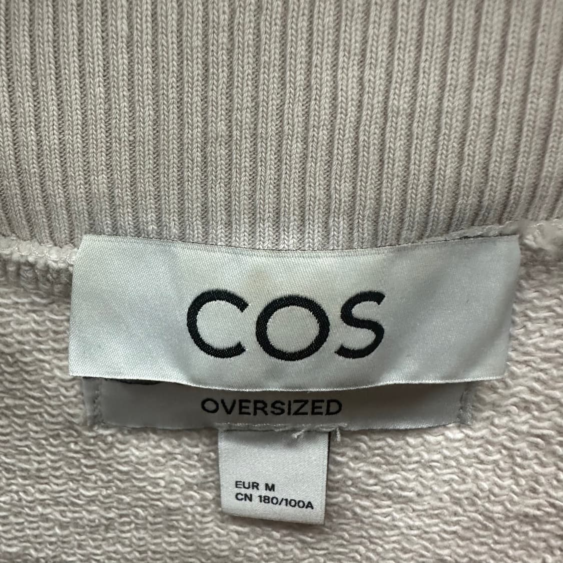 95 COS 코스 남자 루즈핏 맨투맨 상품이미지3