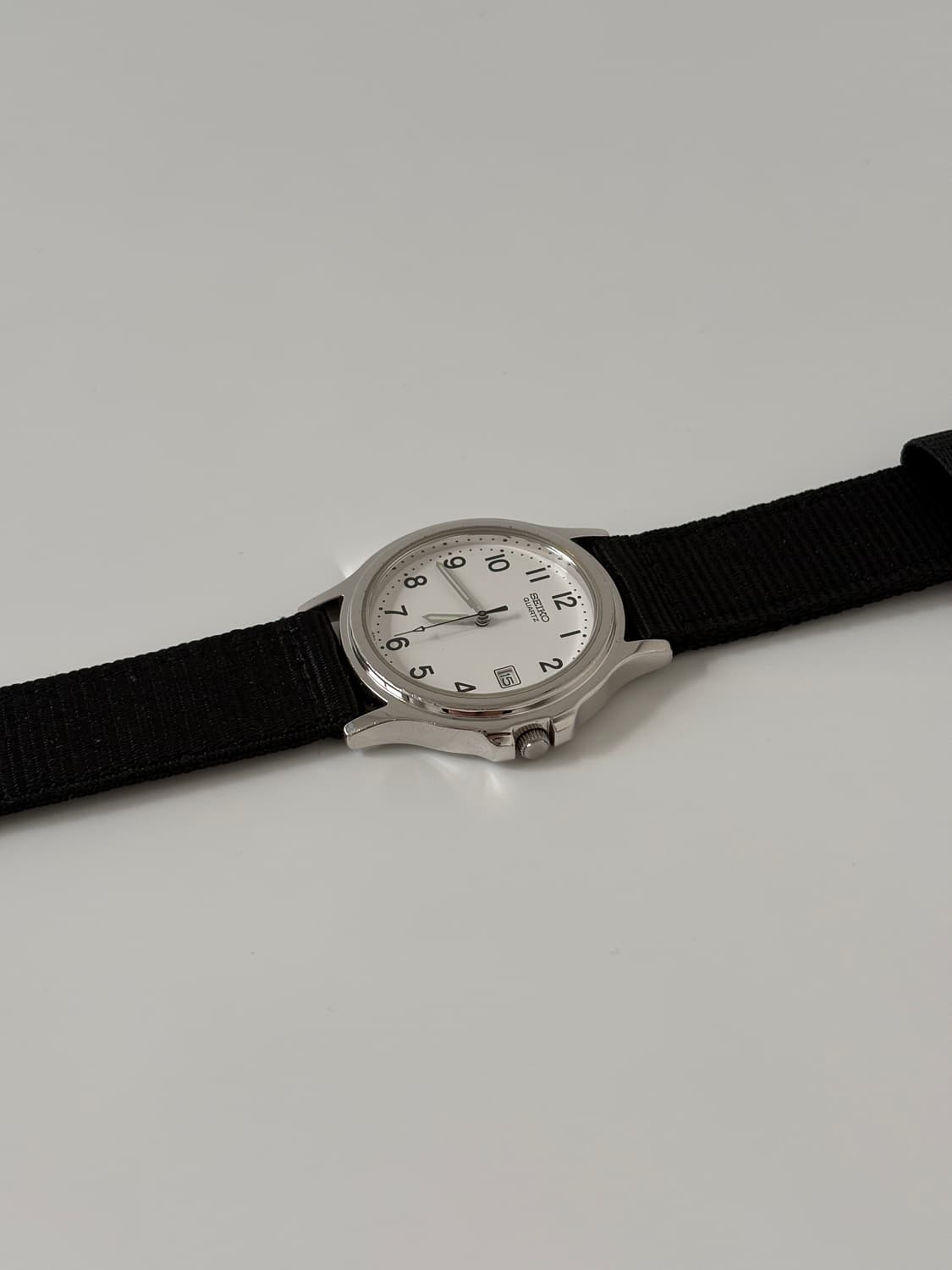 SEIKO 1990년대 Taisho Pharm 40주년 실버 쿼츠 상품이미지5