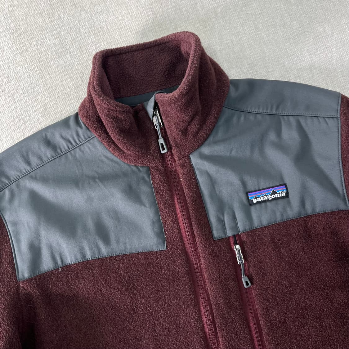100 파타고니아 버건디 플리스 자켓 상품이미지2