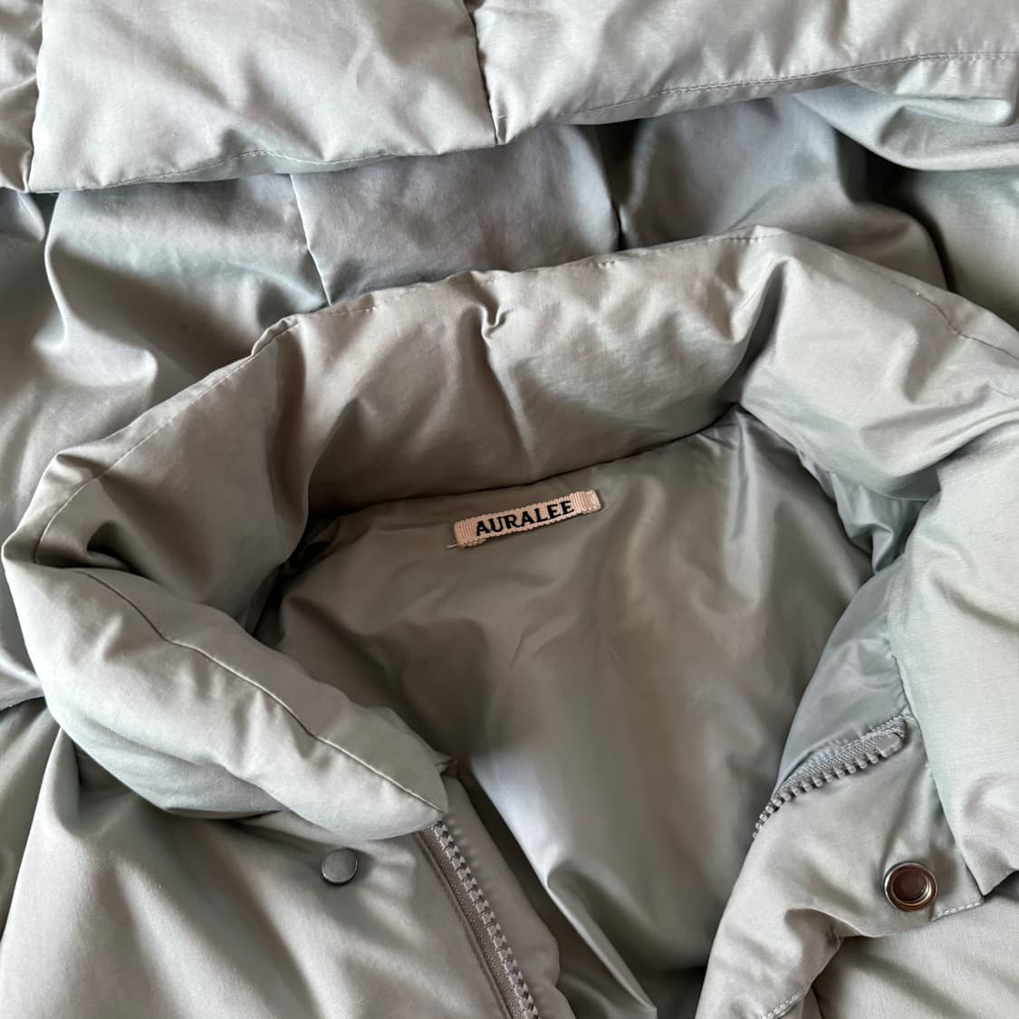 오라리 AURALEE 민트 패딩 사이즈 4 상품이미지3